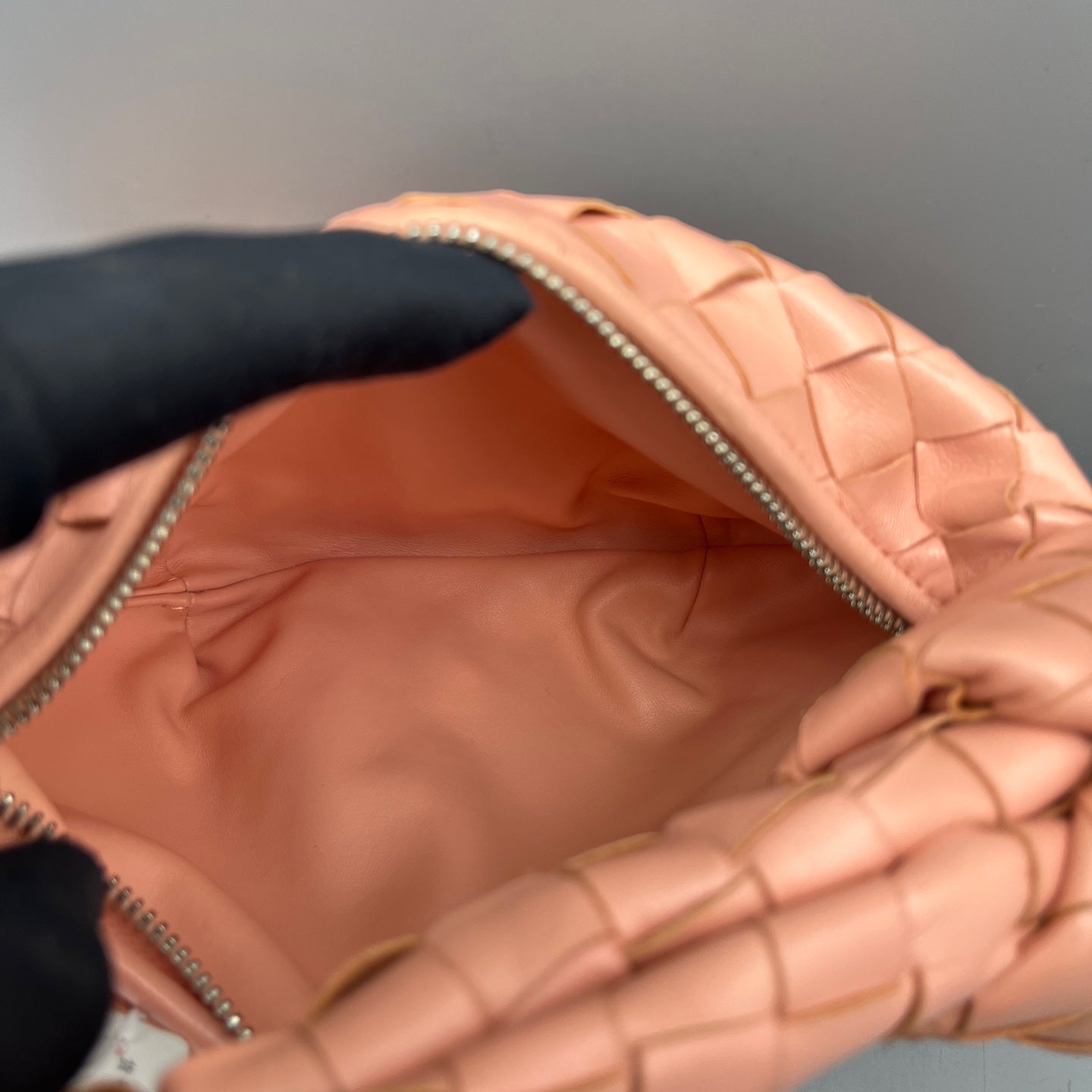 Bottega Veneta - Mini Jodie - Lambskin leather - Pink - (mini)