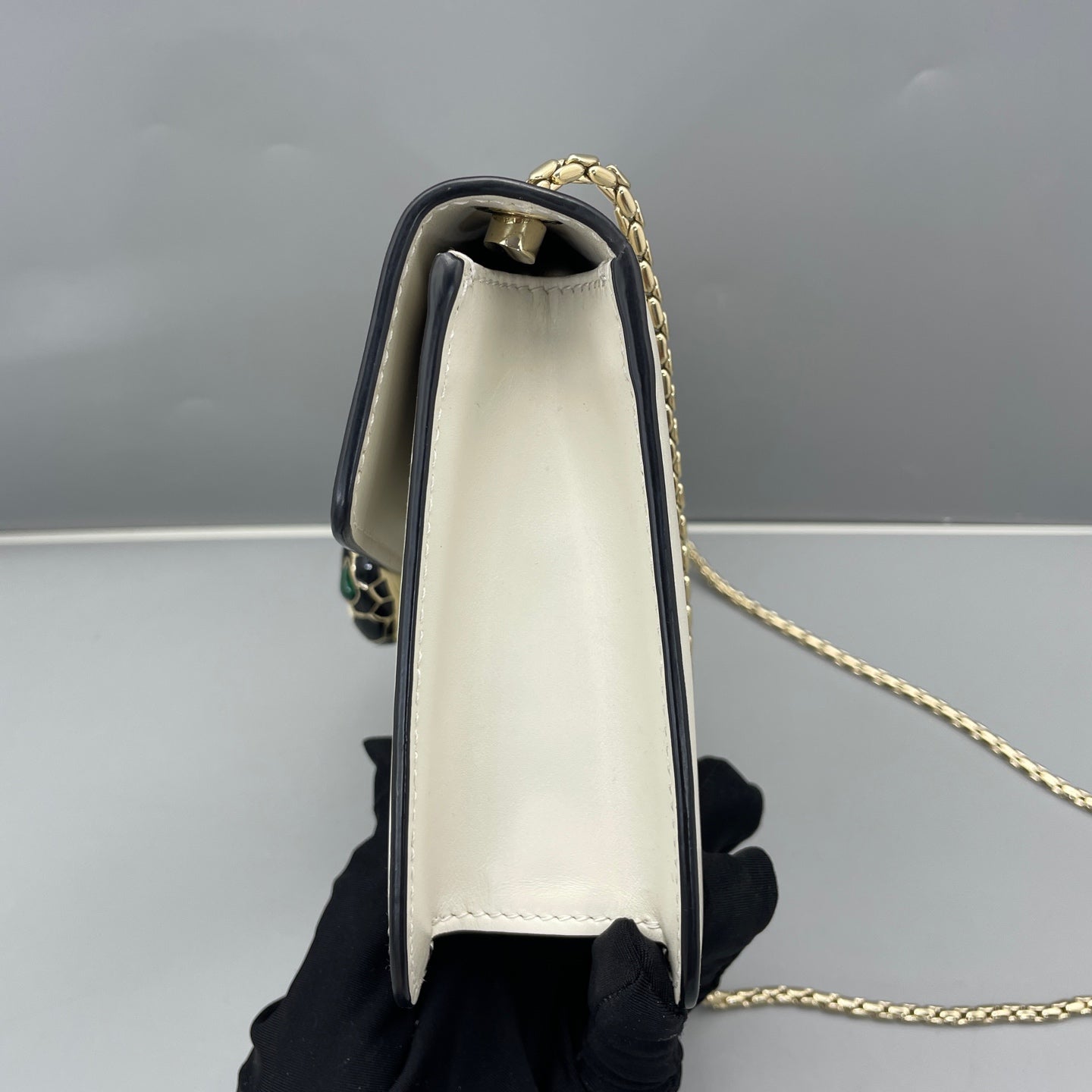 Bvlgari - Serpenti Forever - Leather - White - (small)