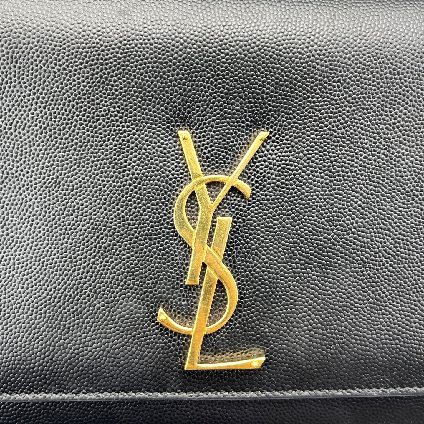 Saint Laurent - Kate Bag - Grained leather - Black - (medium)