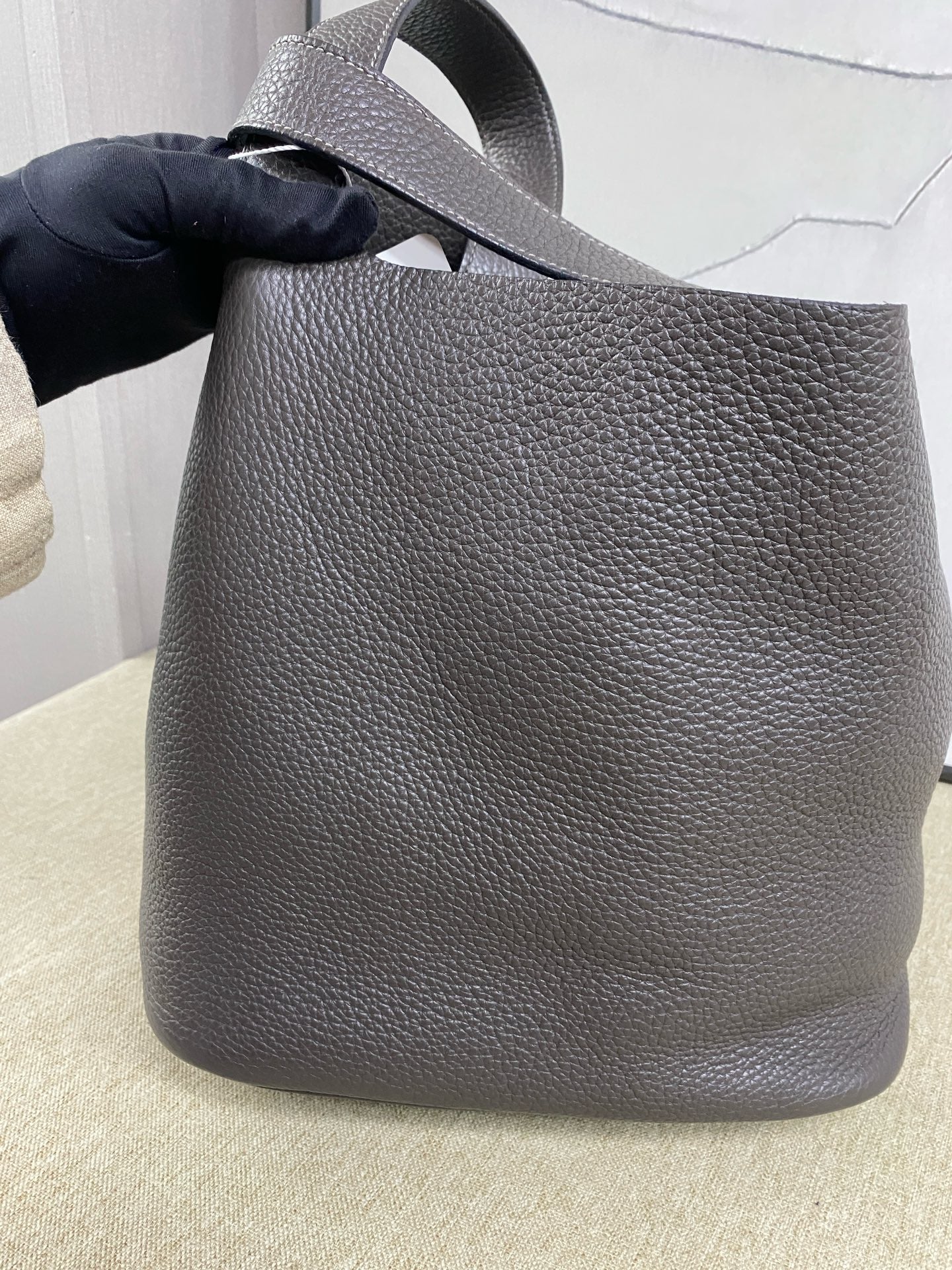 Hermès - Picotin Lock 26 - Taurillon Clemence leather - Cumulus Grey - (Medium)