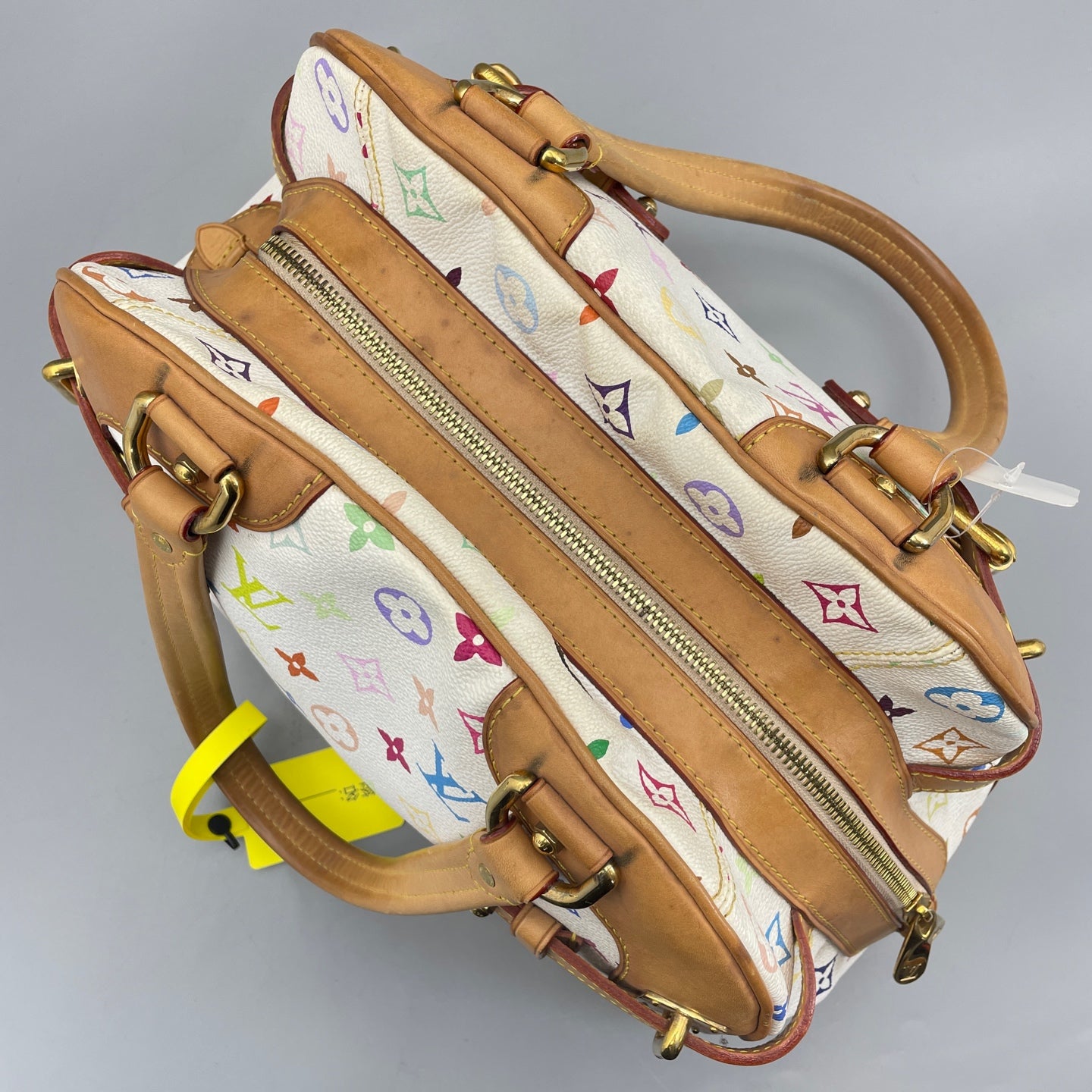 Louis Vuitton - Rita Top Handle Bag - Coated canvas and natural cowhide leather - Multicolour - (Large)