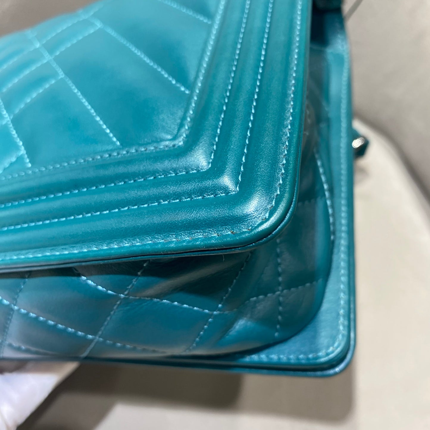 Chanel - Boy Bag - Smooth Calfskin Leather - Green - (Large)