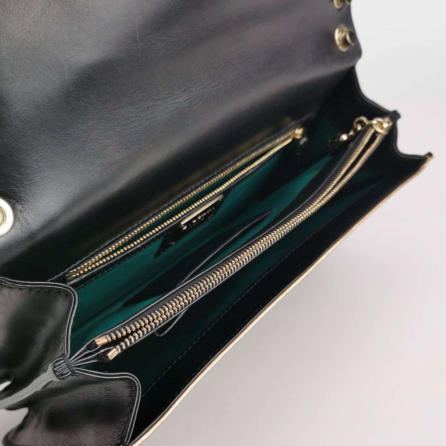 Bvlgari - Serpenti Forever Flap Cover Bag - Leather - Black - (small)