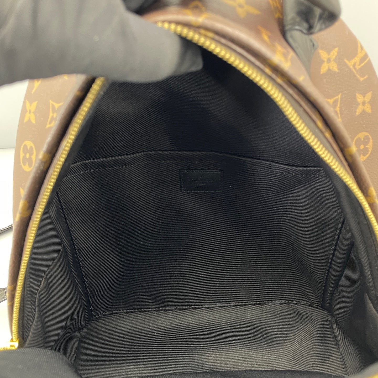 Louis Vuitton - Palm Springs Backpack - Monogram coated canvas with leather trim - Brown - (Medium)