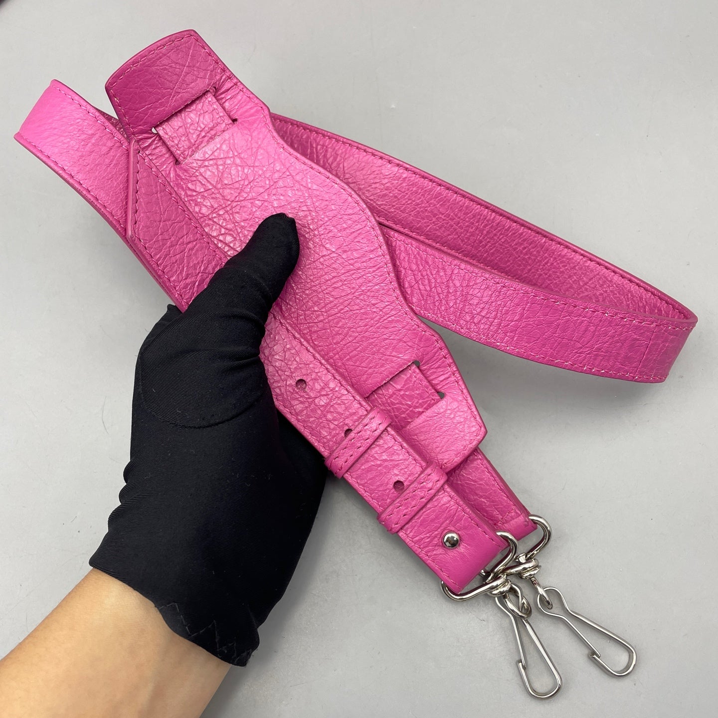 Balenciaga - City Bag - Distressed lambskin leather - Pink - (small)