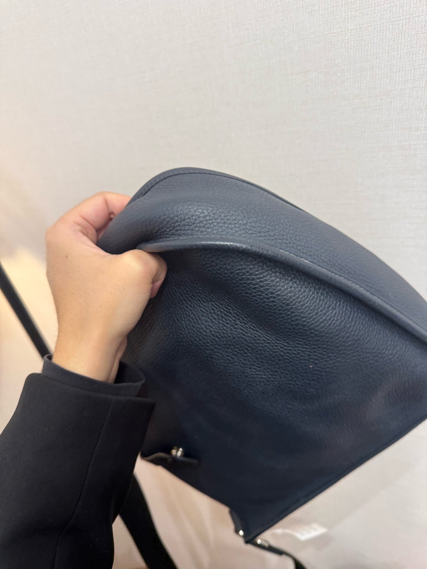 Hermès - Evelyne 29 - Leather - Navy with Silver-Tone Hardware - (medium)