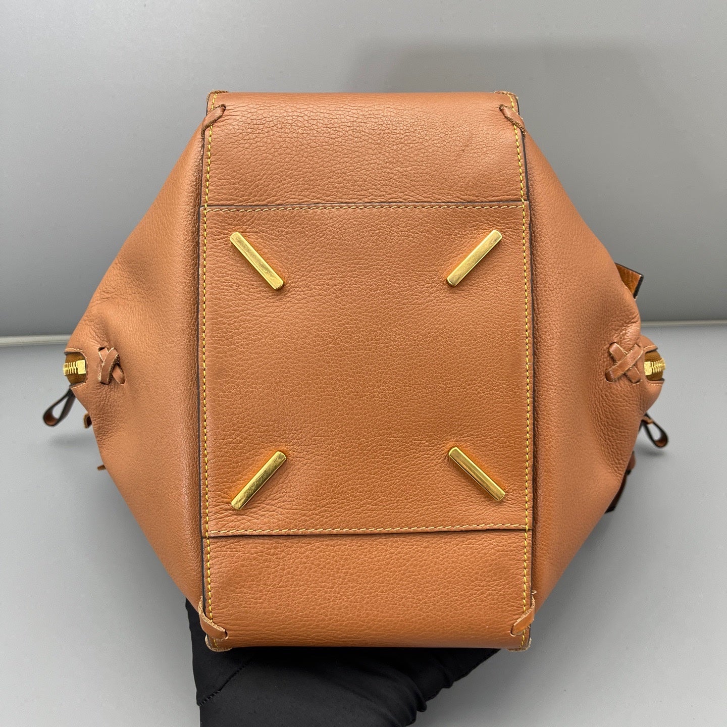 LOEWE - Hammock Bag - Grained leather - Brown - (medium)