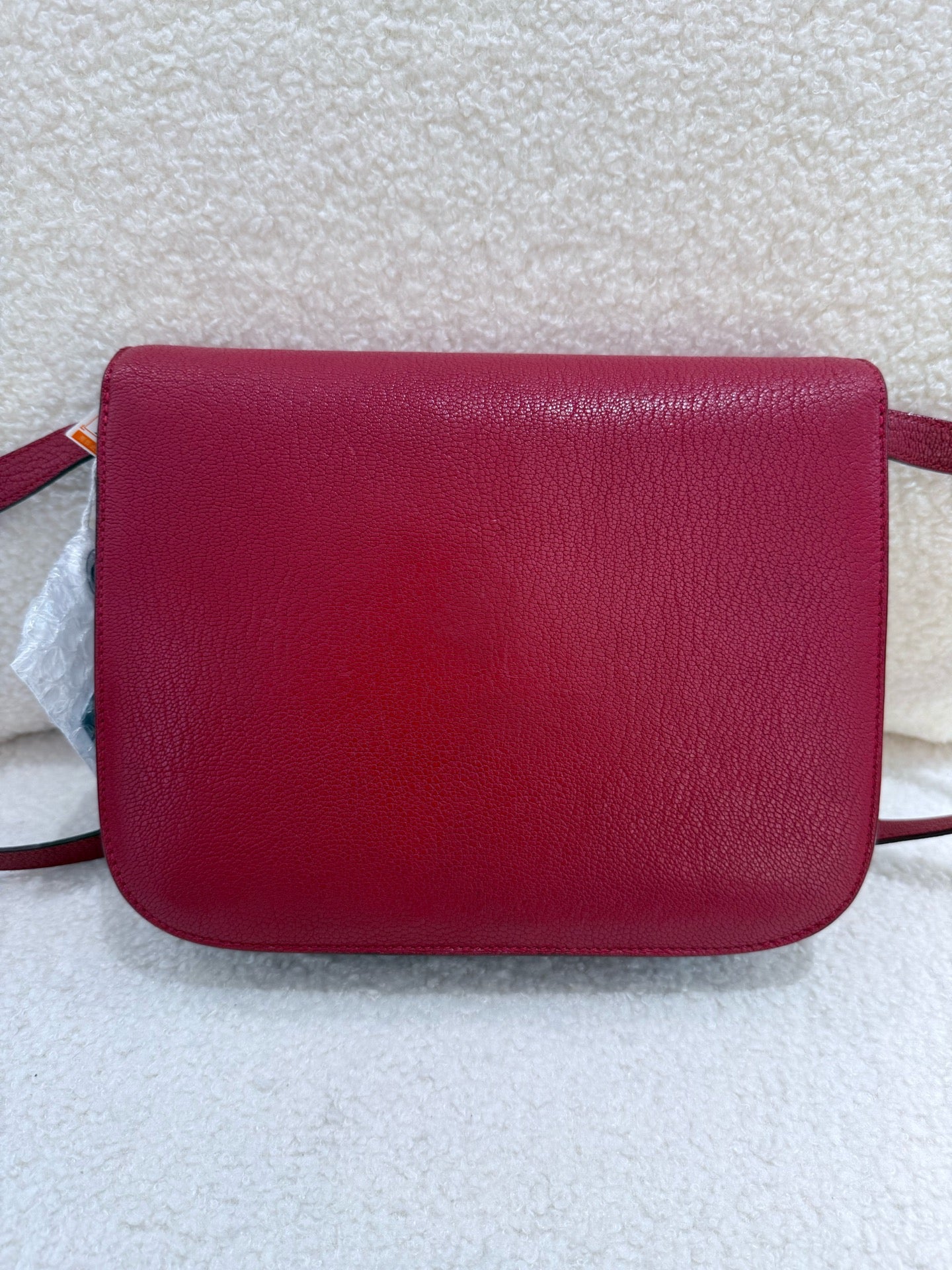 Celine - Classic Box - Grained leather - Red - (Small)