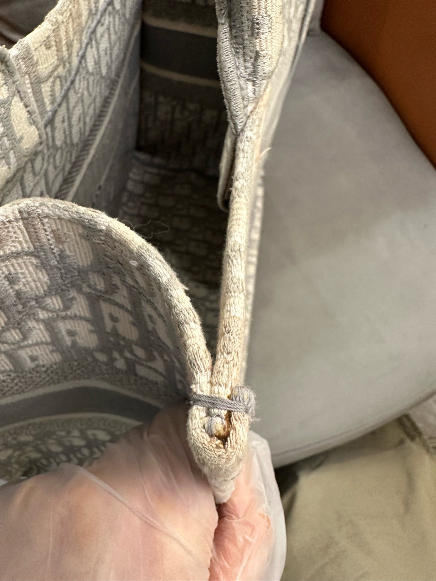Dior - Book Tote - Oblique Jacquard Canvas - Grey - (medium)