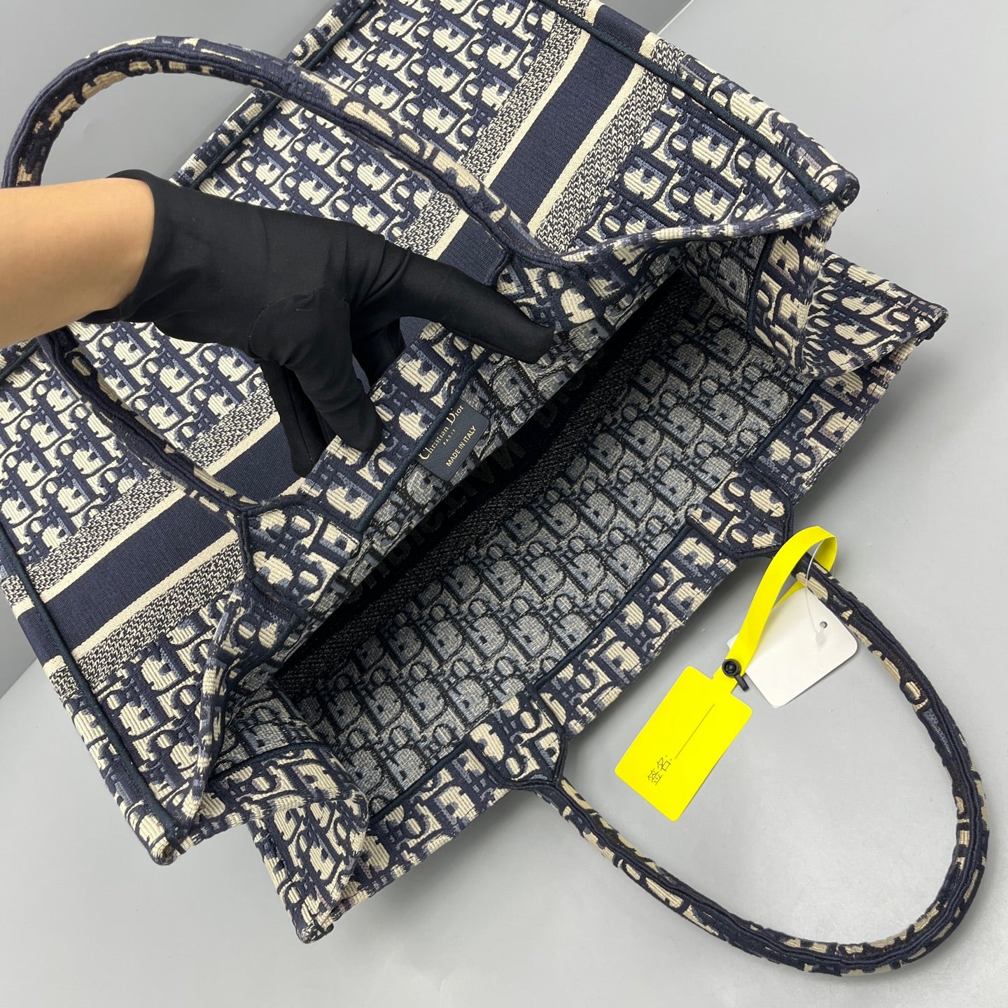 Dior - Book Tote - Cloth - Blue - (Large)
