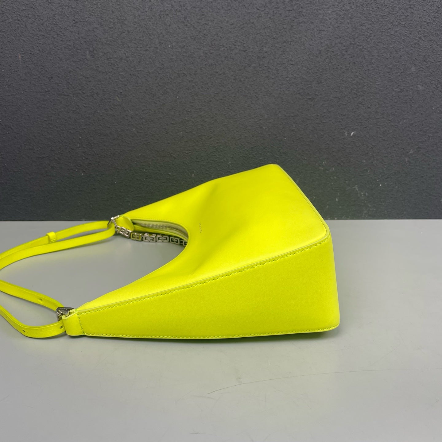 Givenchy - Moon Cut Small Shoulder Bag - Leather - Yellow - (Small)