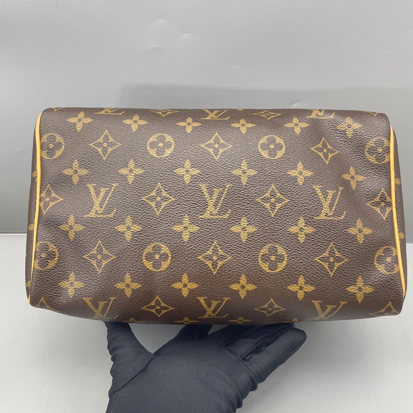 Louis Vuitton - Speedy 25 - Monogram coated canvas with Vachetta leather trim - Brown - (small)