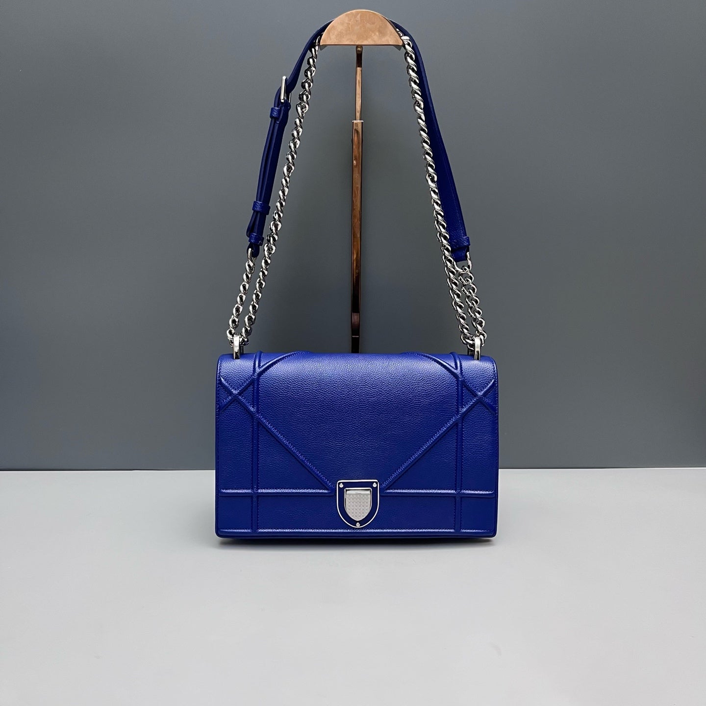 Dior - Diorama - Grained leather - Blue - (medium)