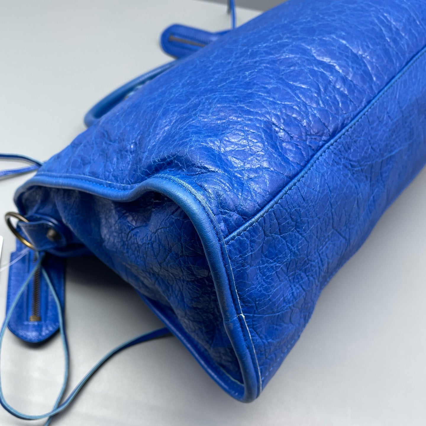 Balenciaga - City Bag - Lambskin leather - Blue - (medium)