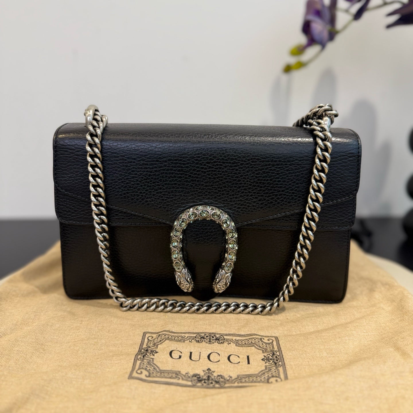 Gucci - Dionysus - Leather - Black - (medium)