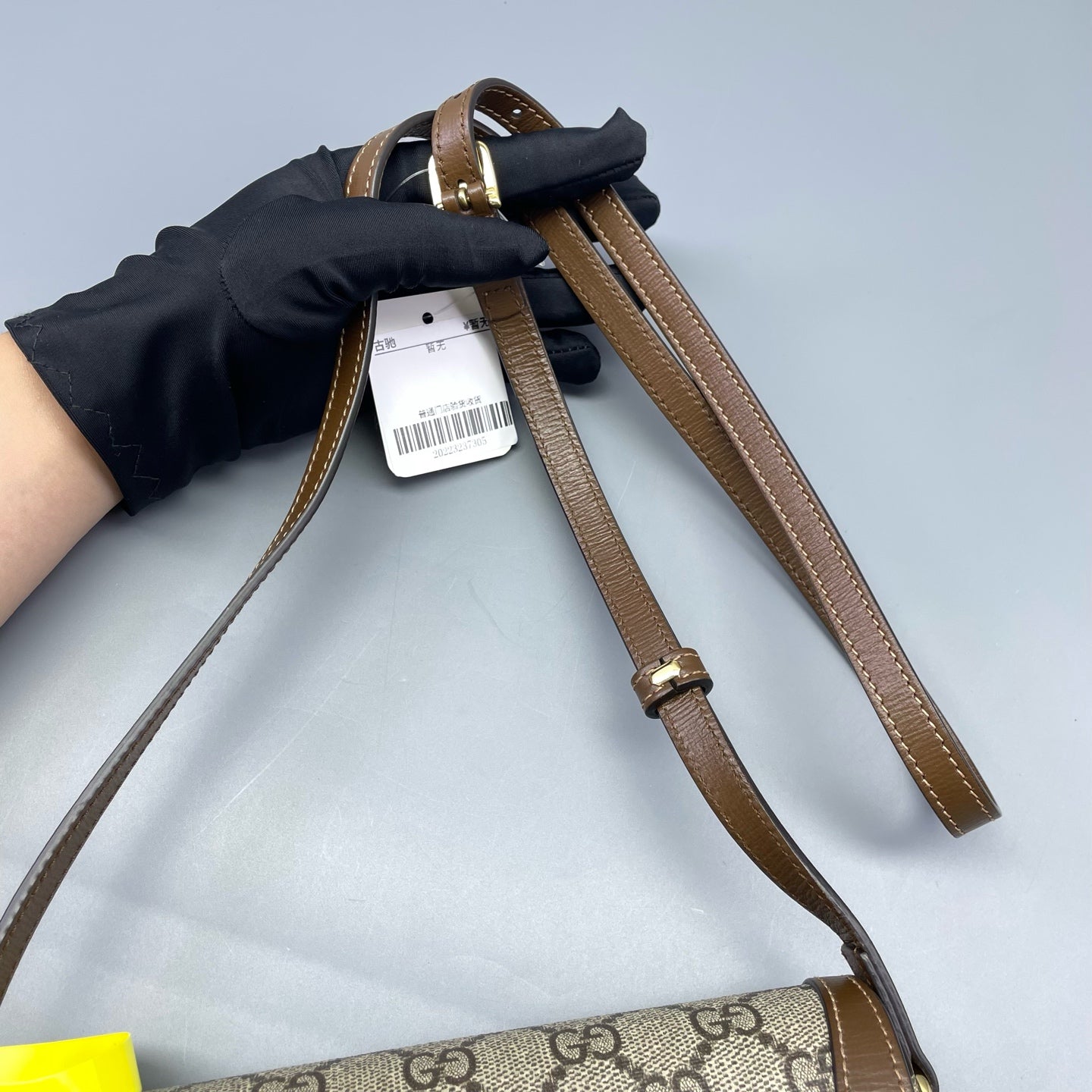 Gucci - Horsebit 1955 Mini Bag - GG Supreme canvas with leather trim - Brown - (mini)
