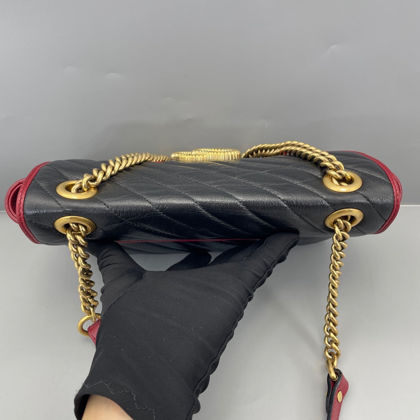 Gucci - Marmont 26 - Leather - Black - (small)