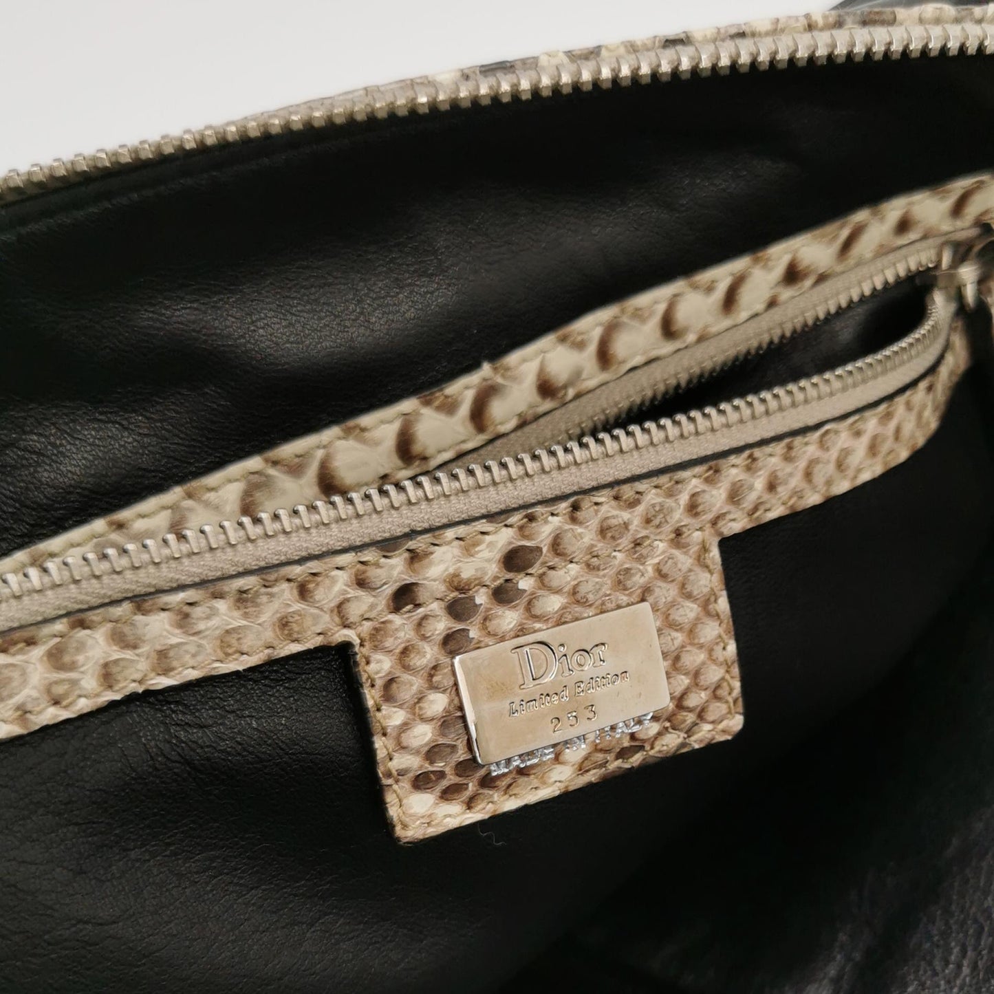 Dior - Diorissimo Tote with Cannage Stitching - Leather - Black - (large)