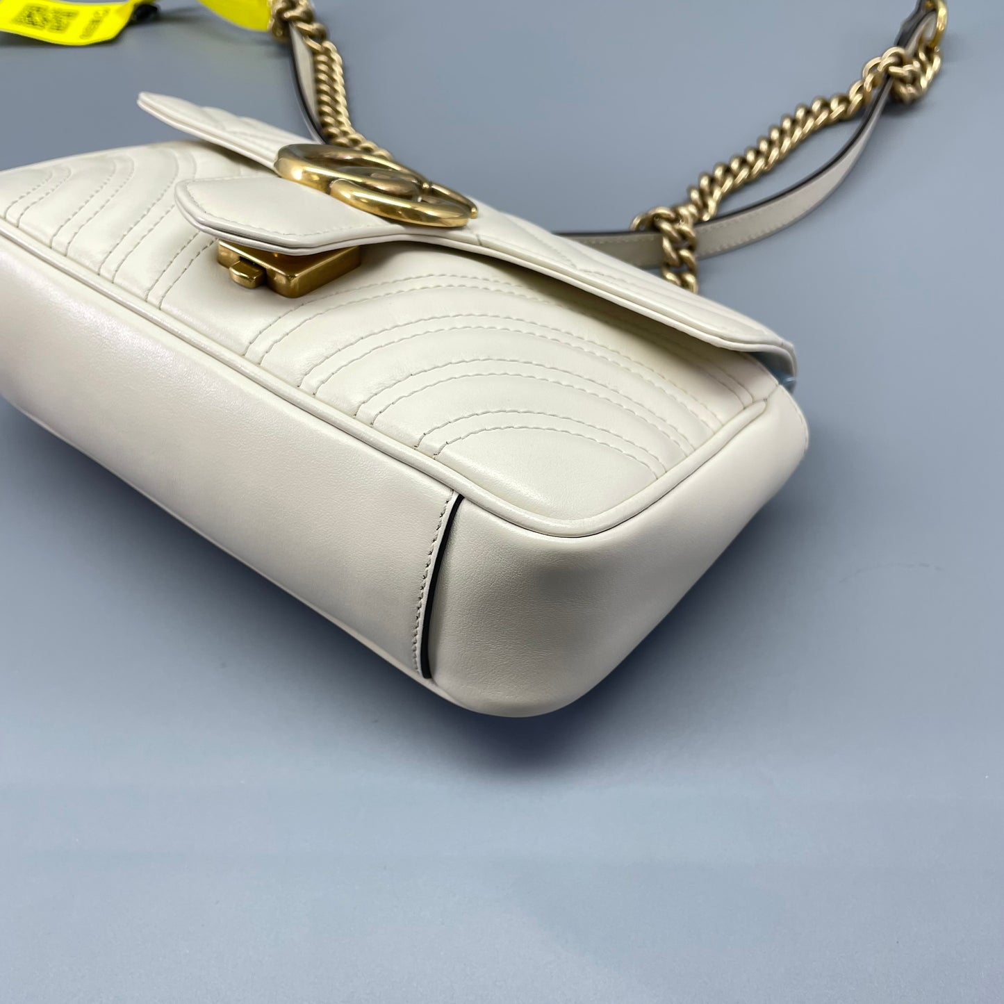 Gucci - GG Marmont Matelassé Mini Bag - Leather - White - (Mini)