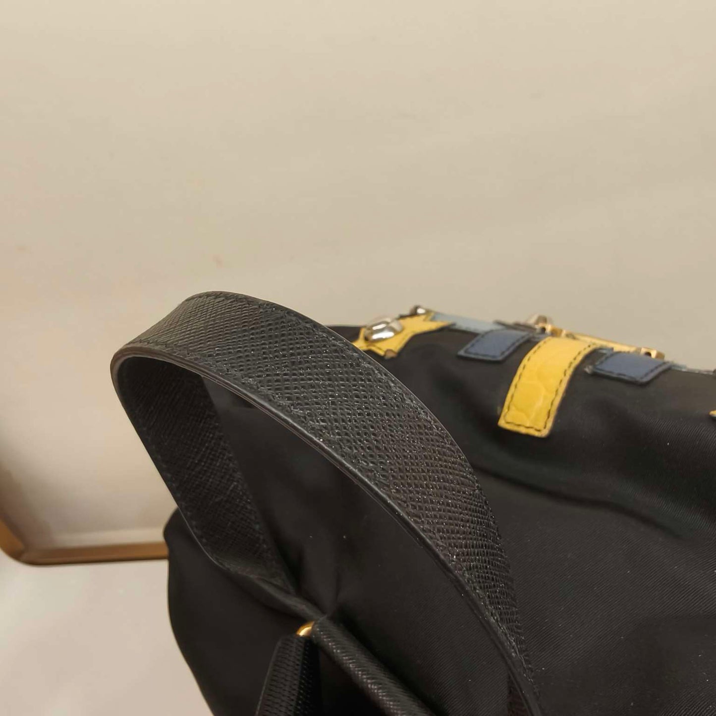 Prada - Robot Backpack - Nylon and Saffiano leather - Black - (medium)