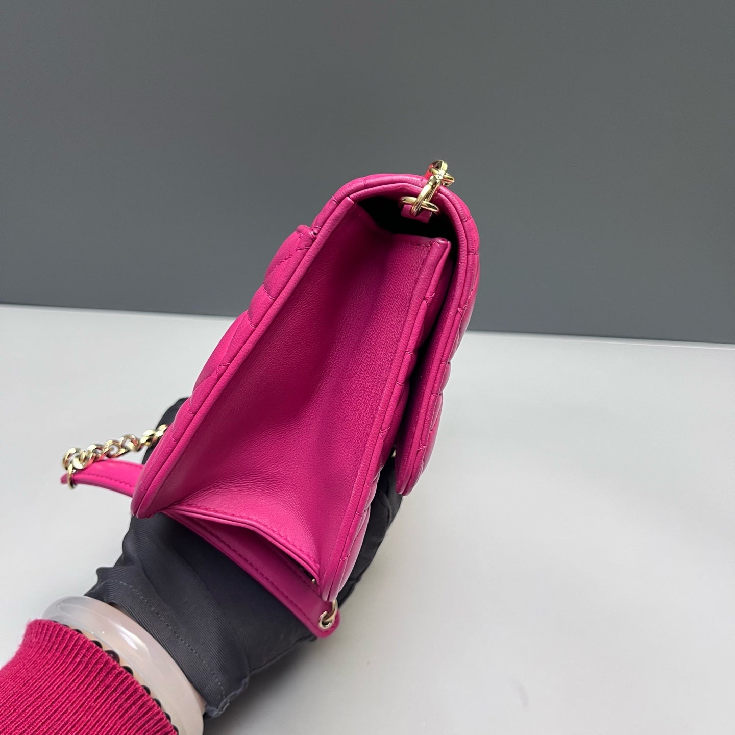 Dior - Diorama Chain Pouch - Lambskin leather - Pink - (mini)