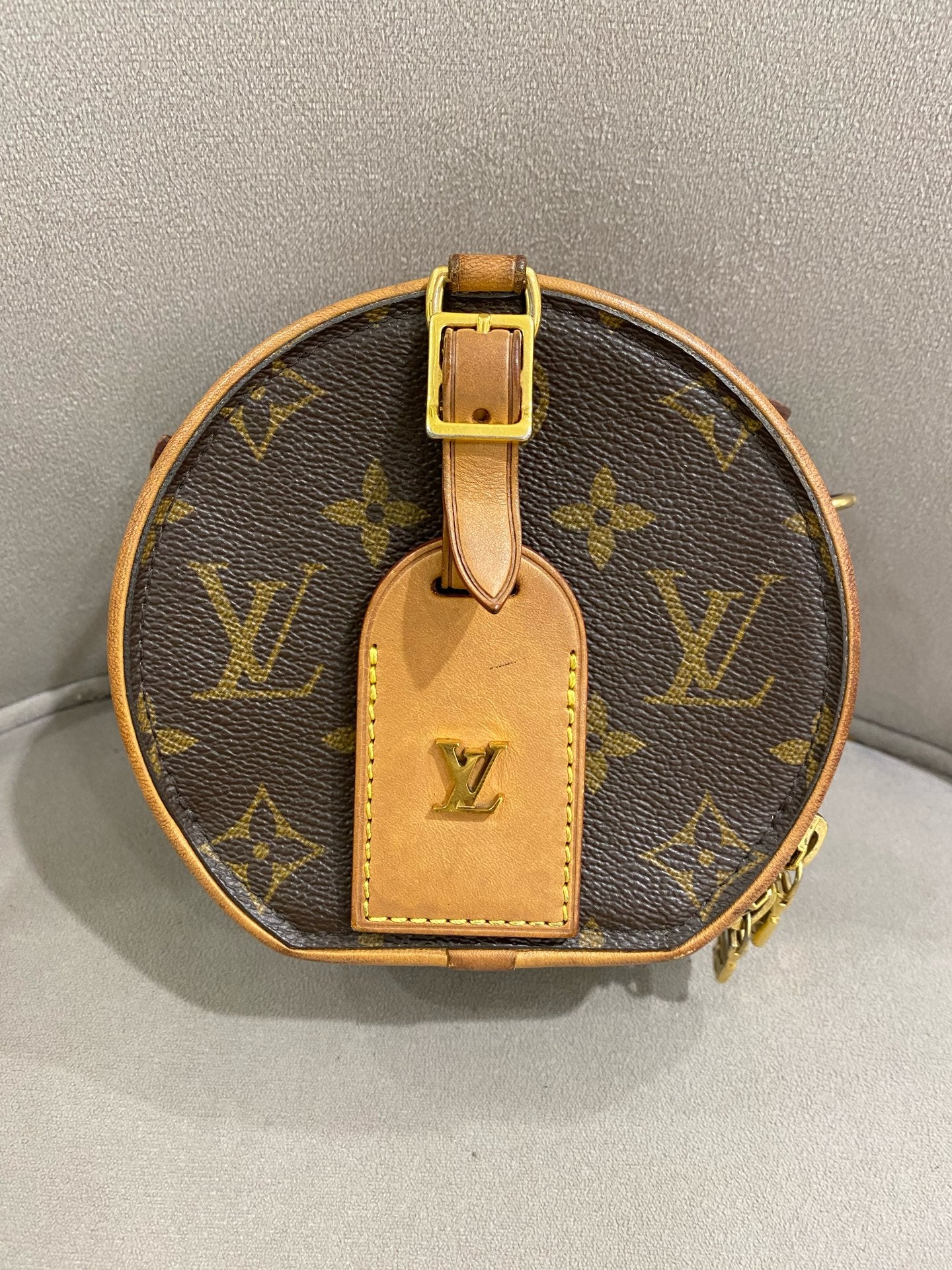 Louis Vuitton - Mini Boîte Chapeau - Monogram coated canvas and Vachetta leather - Brown - (mini)