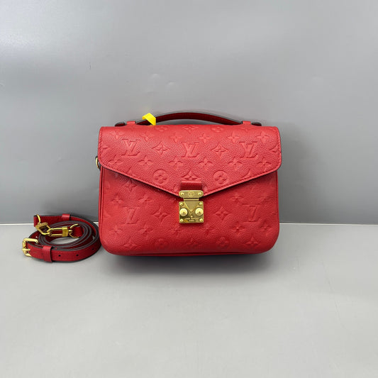 Louis Vuitton - Pochette Métis - Monogram Empreinte leather - Red - (medium)