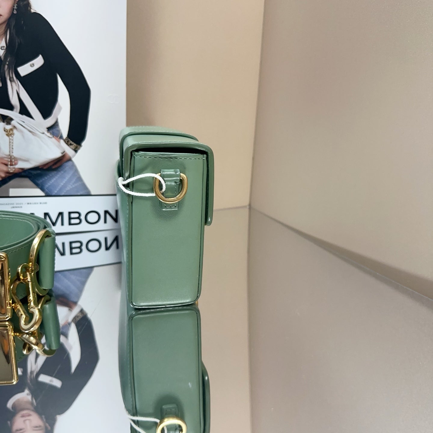 Dior - 30 Montaigne Box Bag Mini - Leather - Green - (mini)