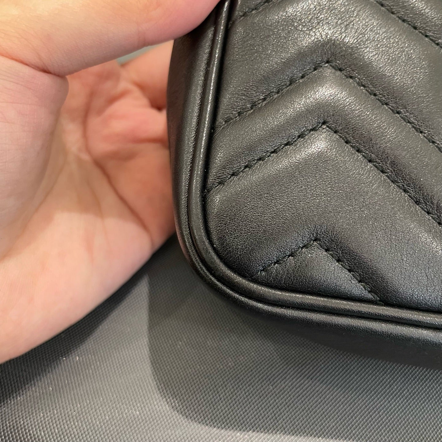 Gucci - Marmont Mini - Leather - Black - (mini)