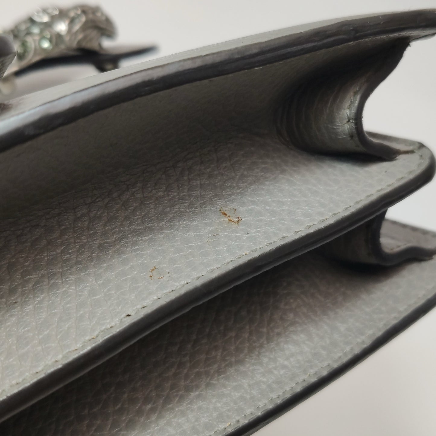Gucci - Dionysus Shoulder Bag - Leather - Grey - (Medium)