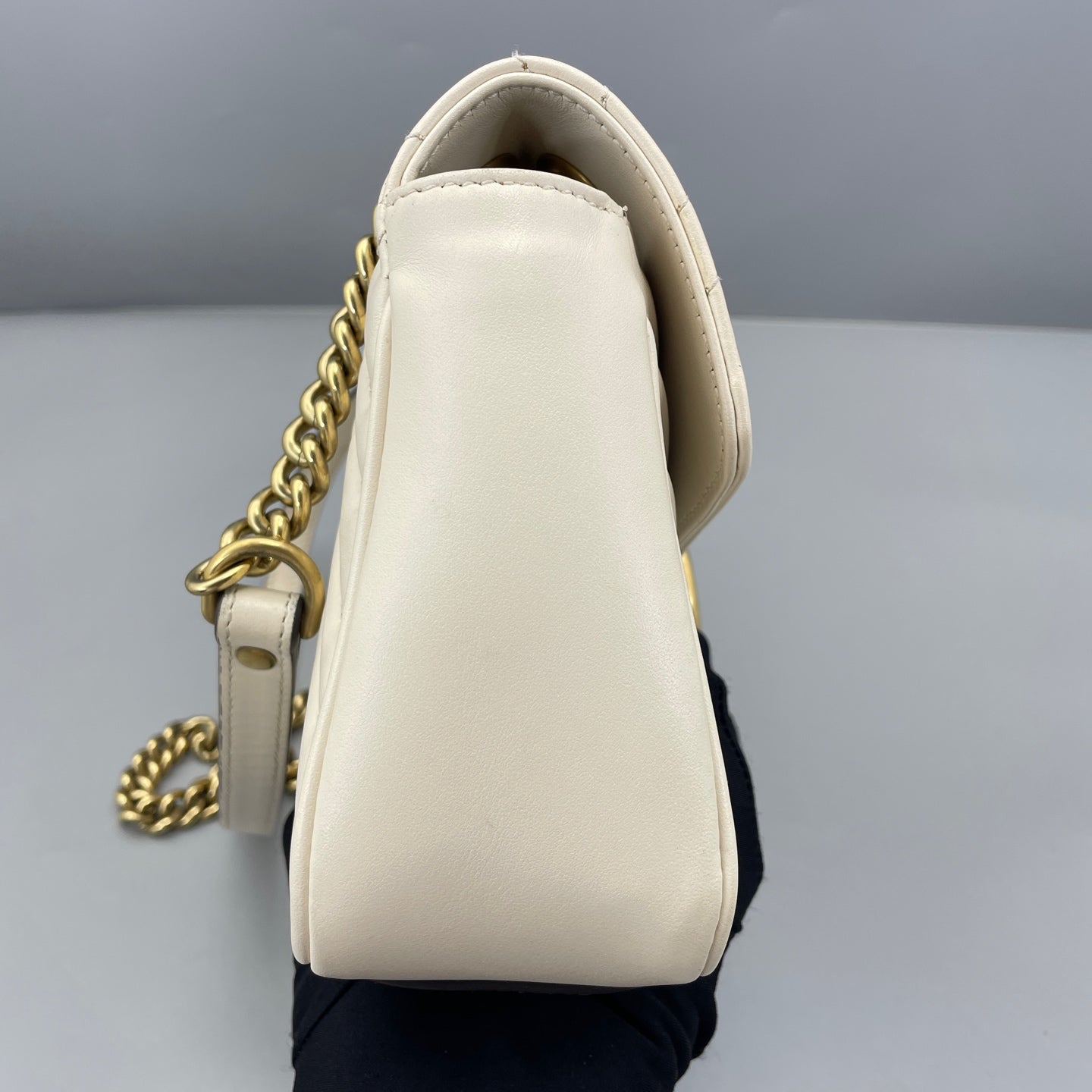 Gucci - Marmont 2.0 Small Shoulder Bag - Leather - White - (Small)