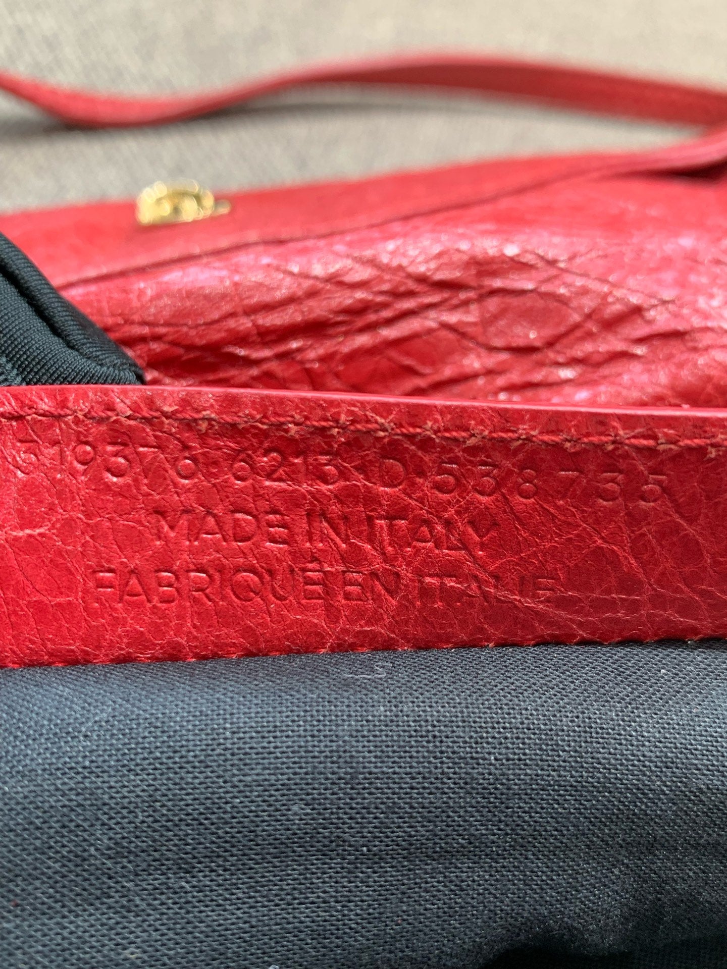 Balenciaga - Motorcycle Envelope Bag - Leather - Red - (small)