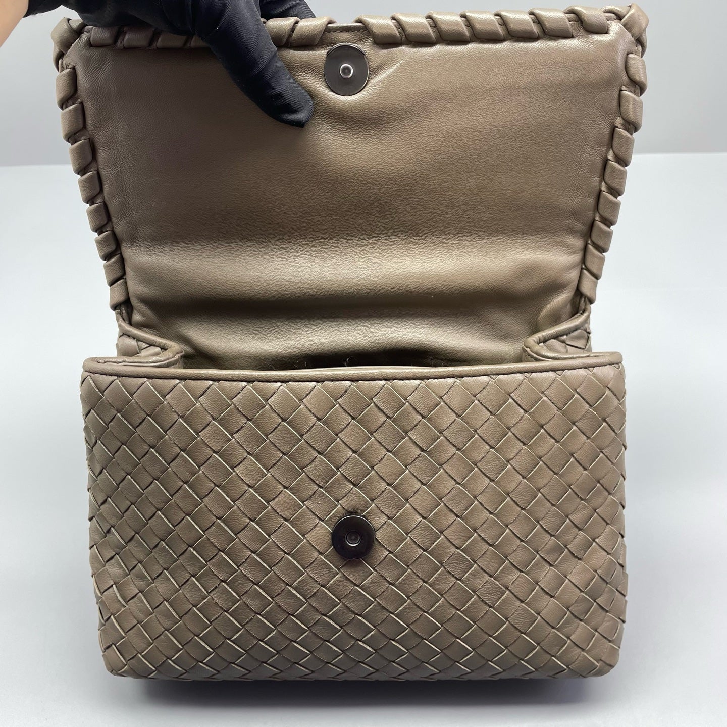 Bottega Veneta - Olimpia - Leather - Grey - (small)