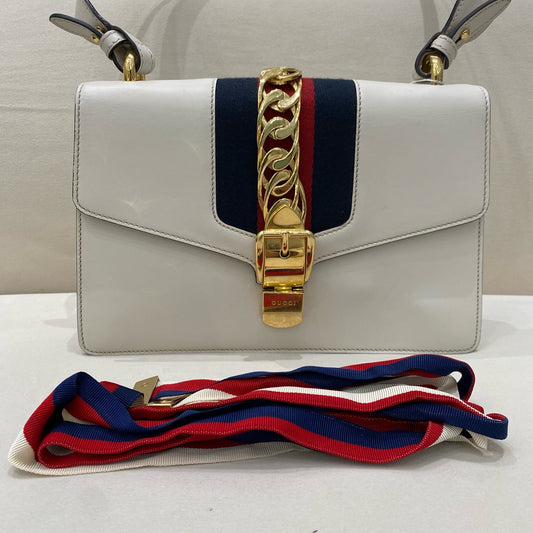 Gucci - Sylvie - Leather - White - (medium)