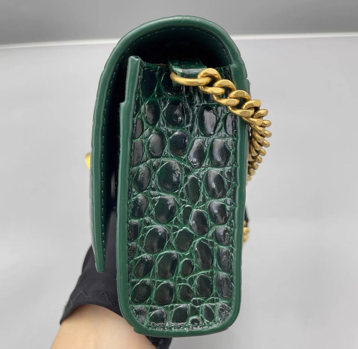 Balenciaga - Hourglass WOC - Leather - Green - (mini)