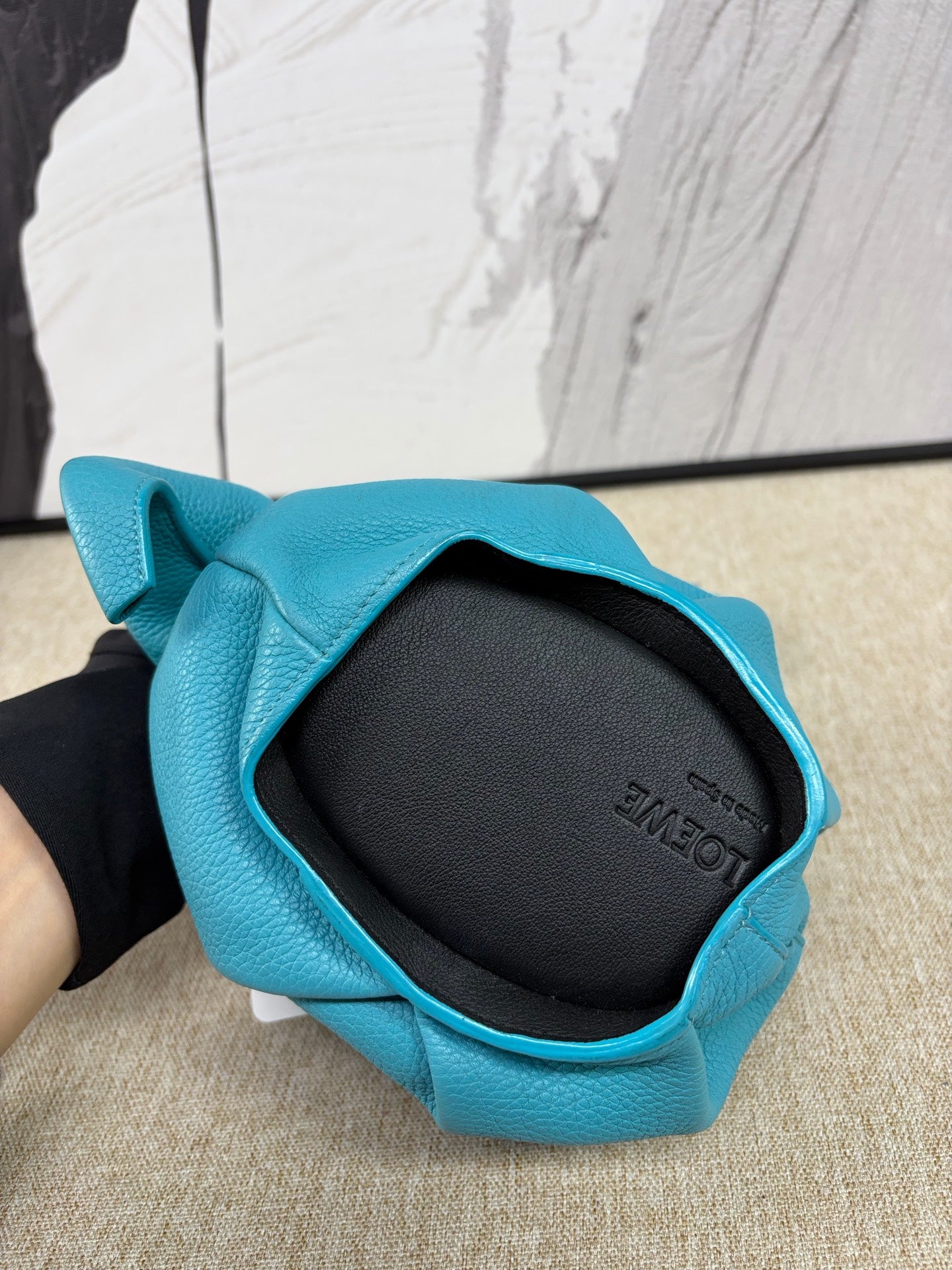 Loewe - Elephant Mini Bag - Grained leather - Blue - (Mini)
