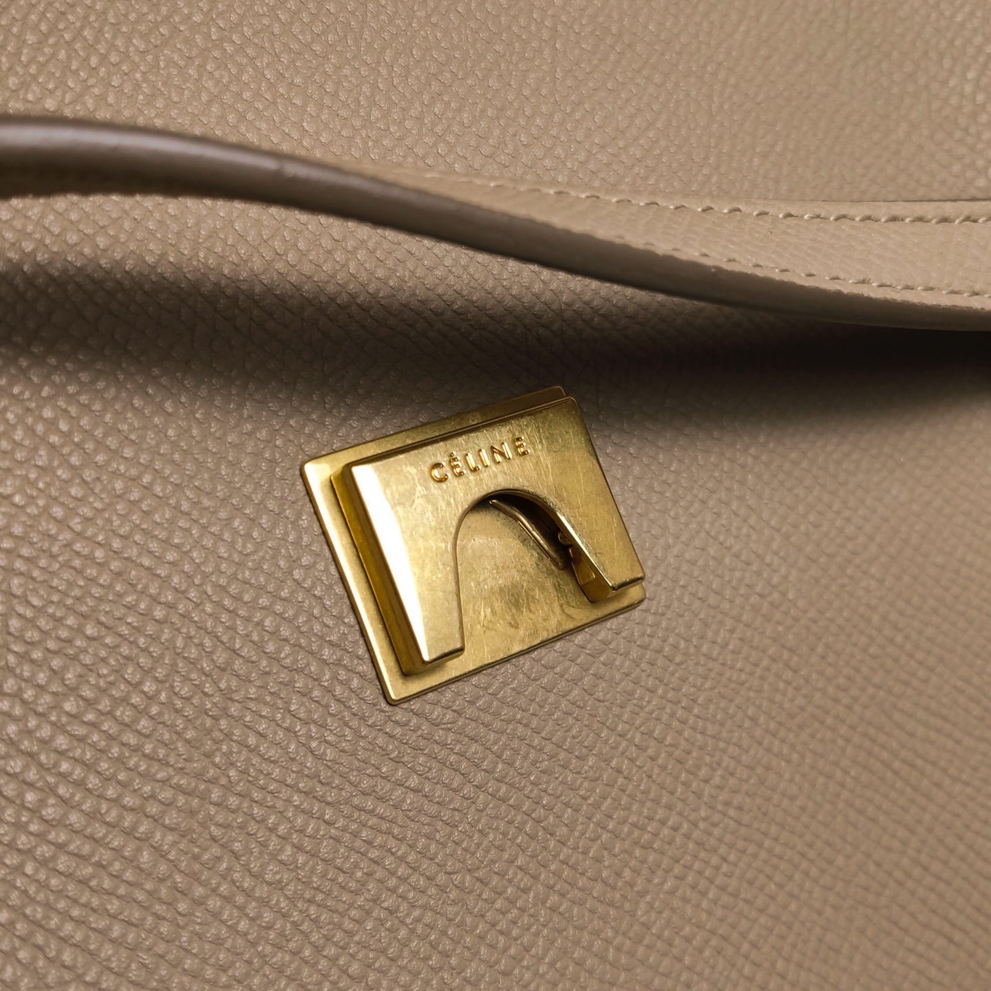 Celine - Belt Micro - Grained leather - Camel - (Small)