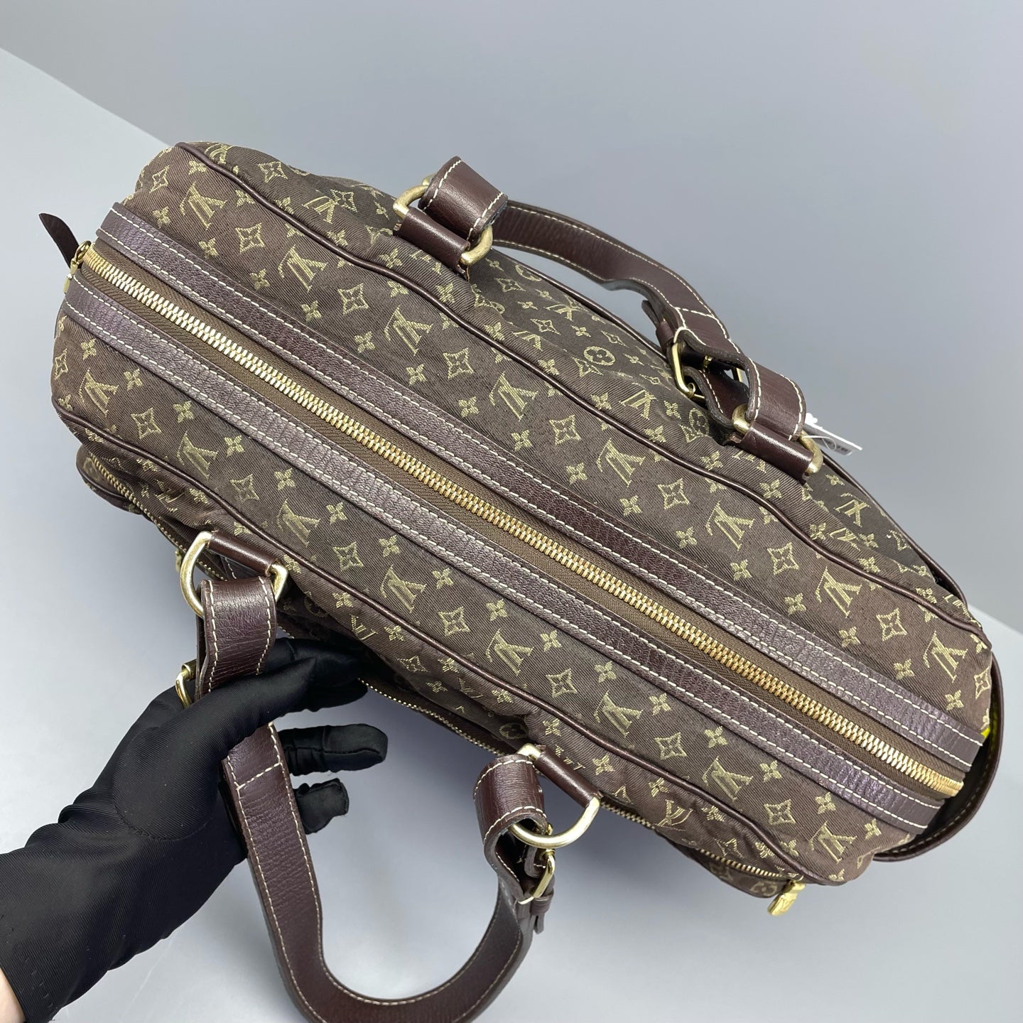 Louis Vuitton - Monogram Denim Messenger Bag - Denim and Leather - Brown - (Large)