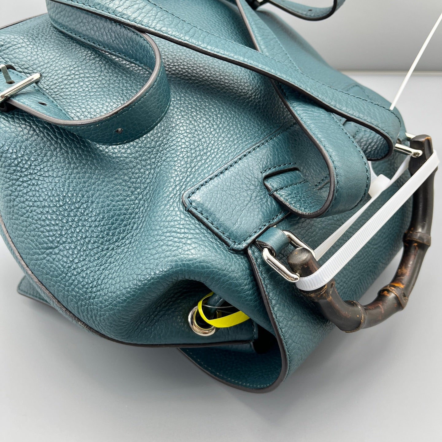 Gucci - Bamboo Tassel Backpack - Leather - Blue - (Medium)