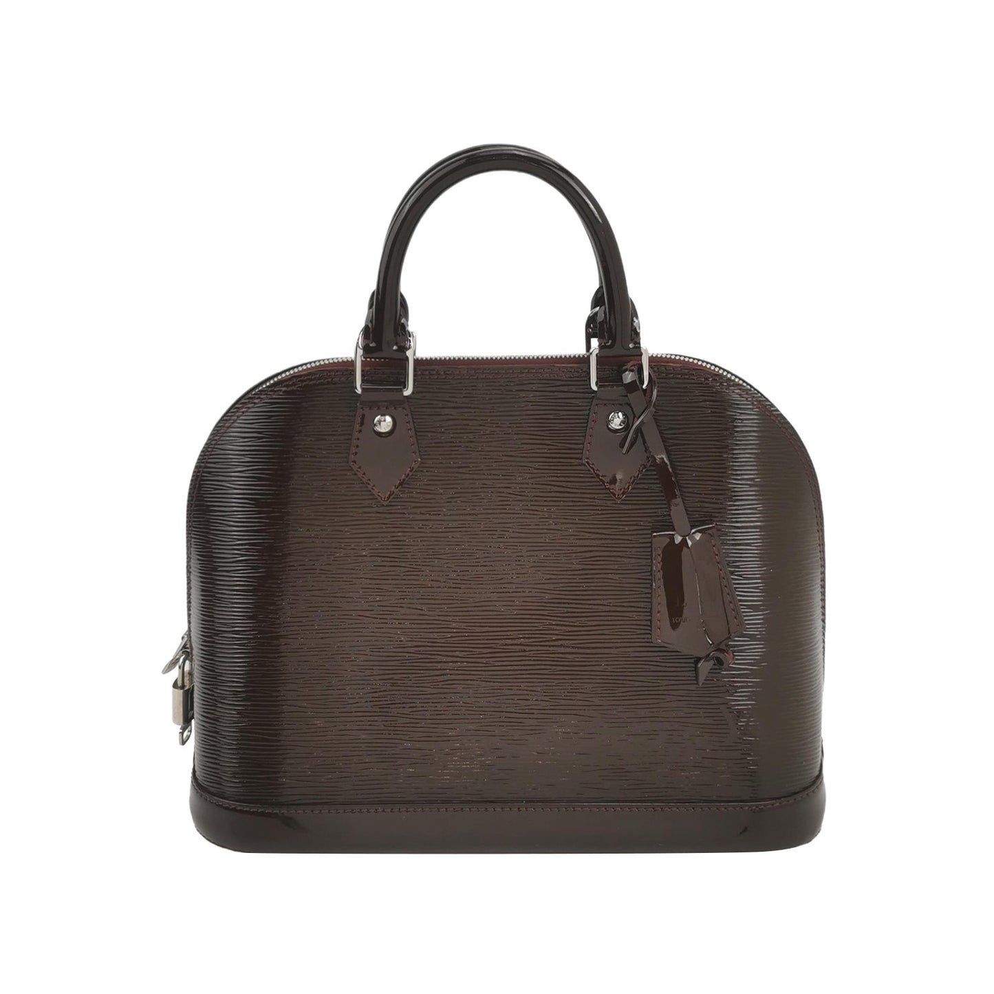 Louis Vuitton - Alma BB - Epi patent leather - Burgundy - (Small)