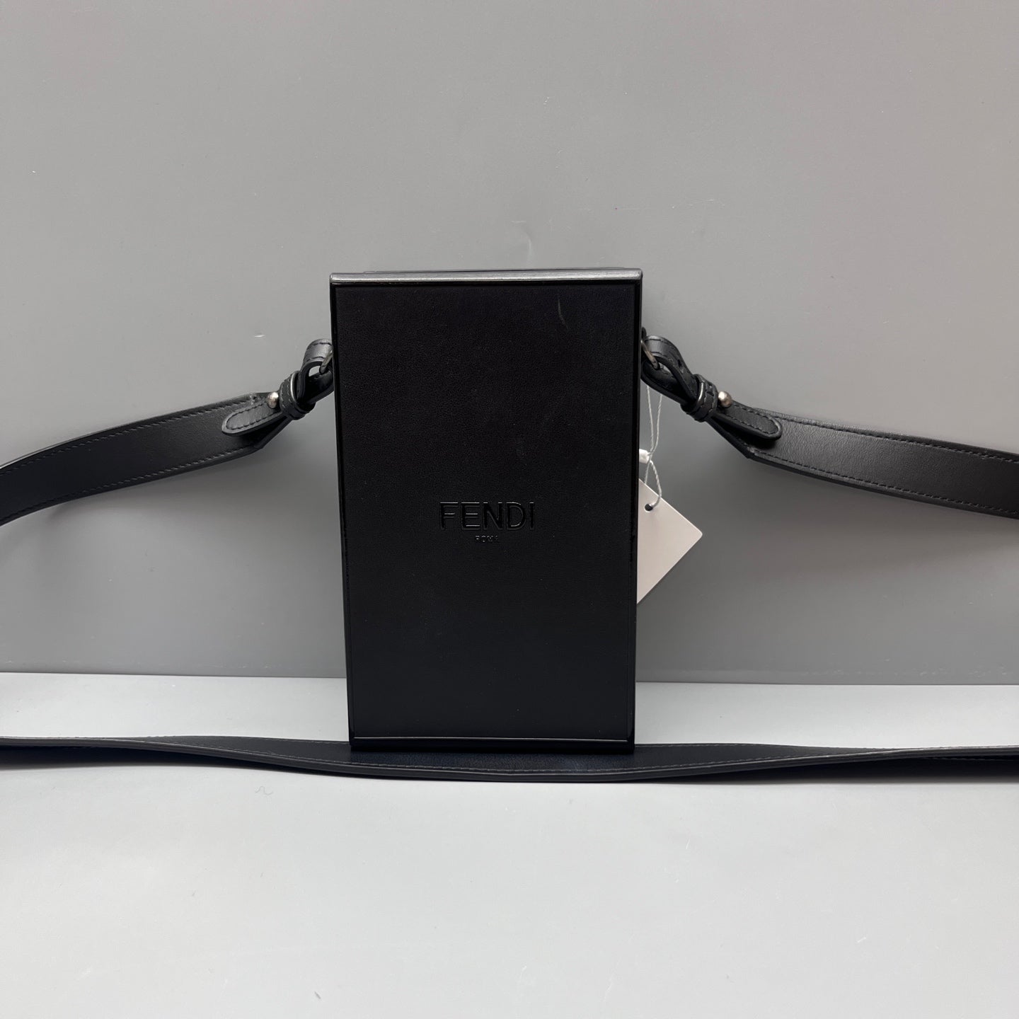 Fendi - Pack Vertical Box Bag - Leather - Black - (mini)