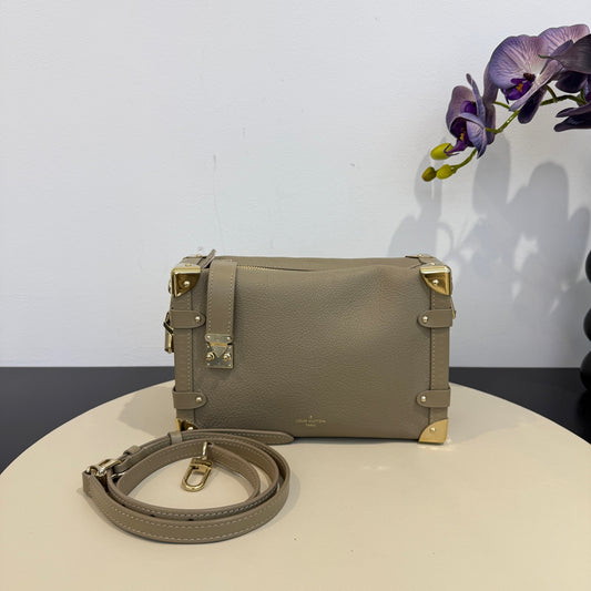 Louis Vuitton - Side Trunk - Grained leather - Grey - (mini)