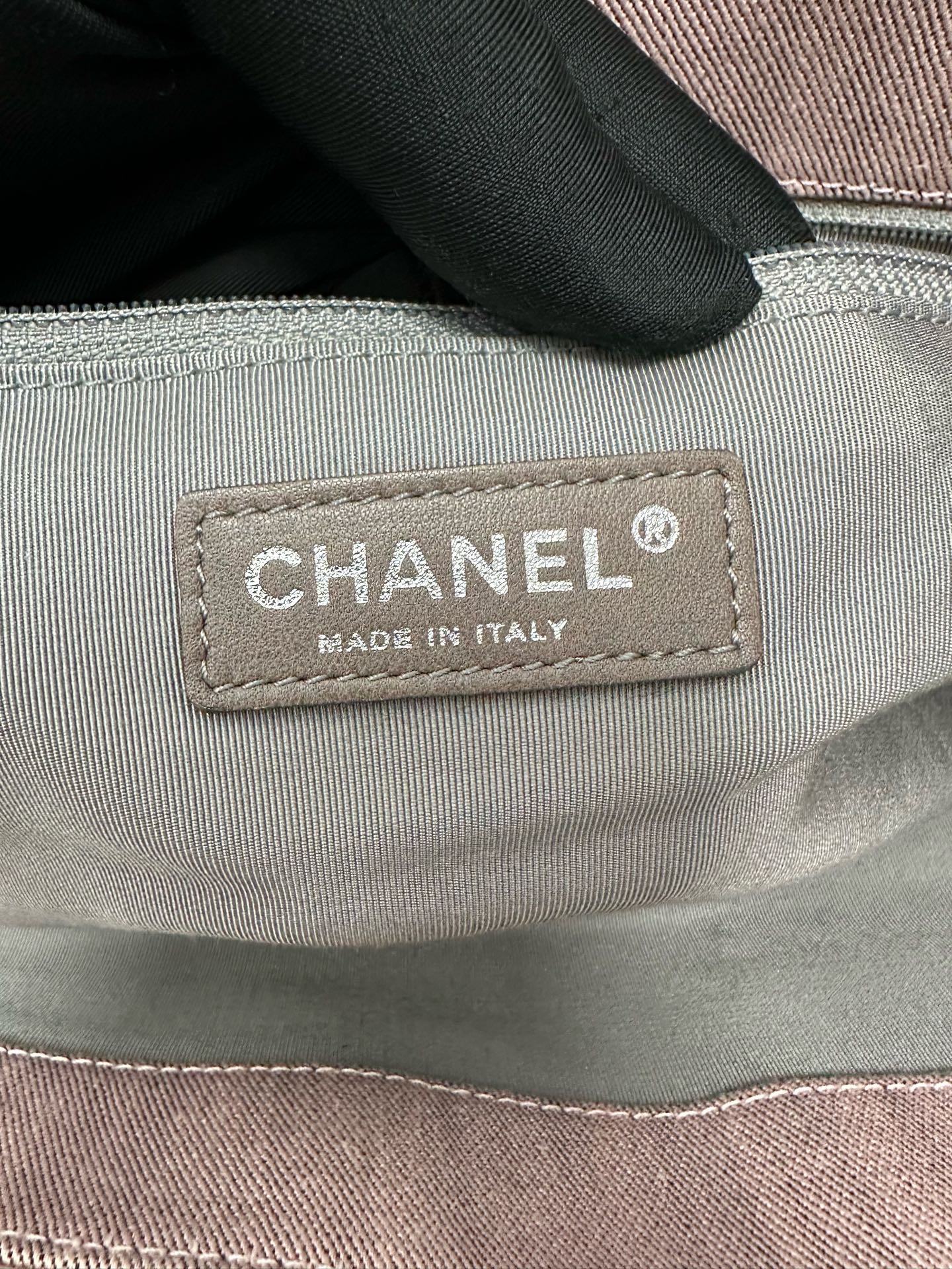 Chanel - Quilted CC Beach Tote - Cloth - Pink - (Large)