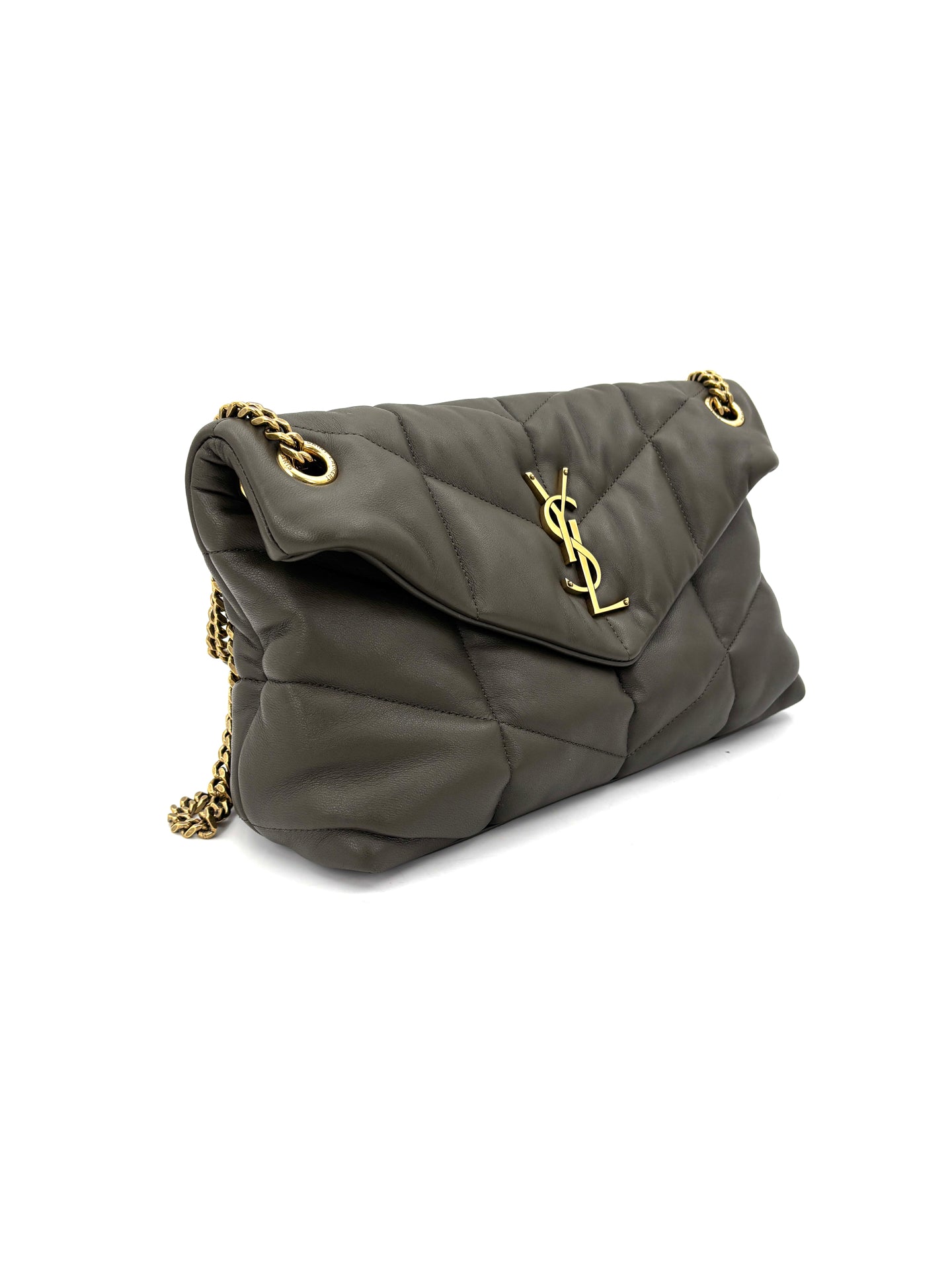 Saint Laurent - Puffer - Lambskin leather - Brown - (Medium)