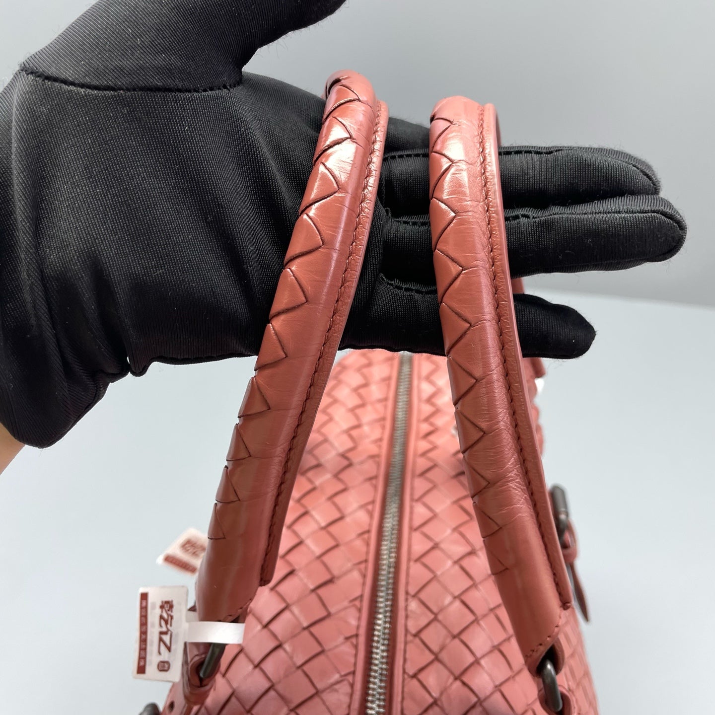 Bottega Veneta - Intrecciato Satchel - Leather - Dusty Rose with Gunmetal Hardware - (Medium)