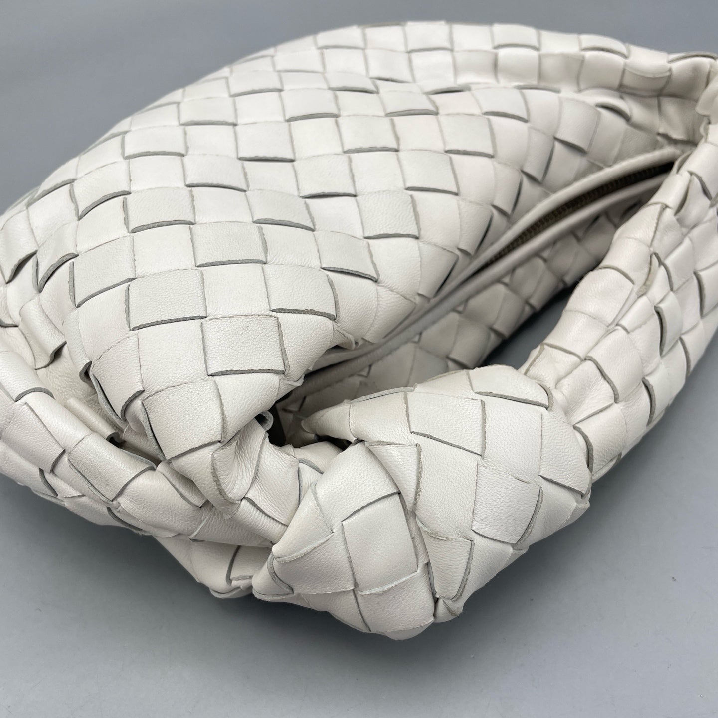 Bottega Veneta - Mini Jodie - Lambskin leather - White - (mini)