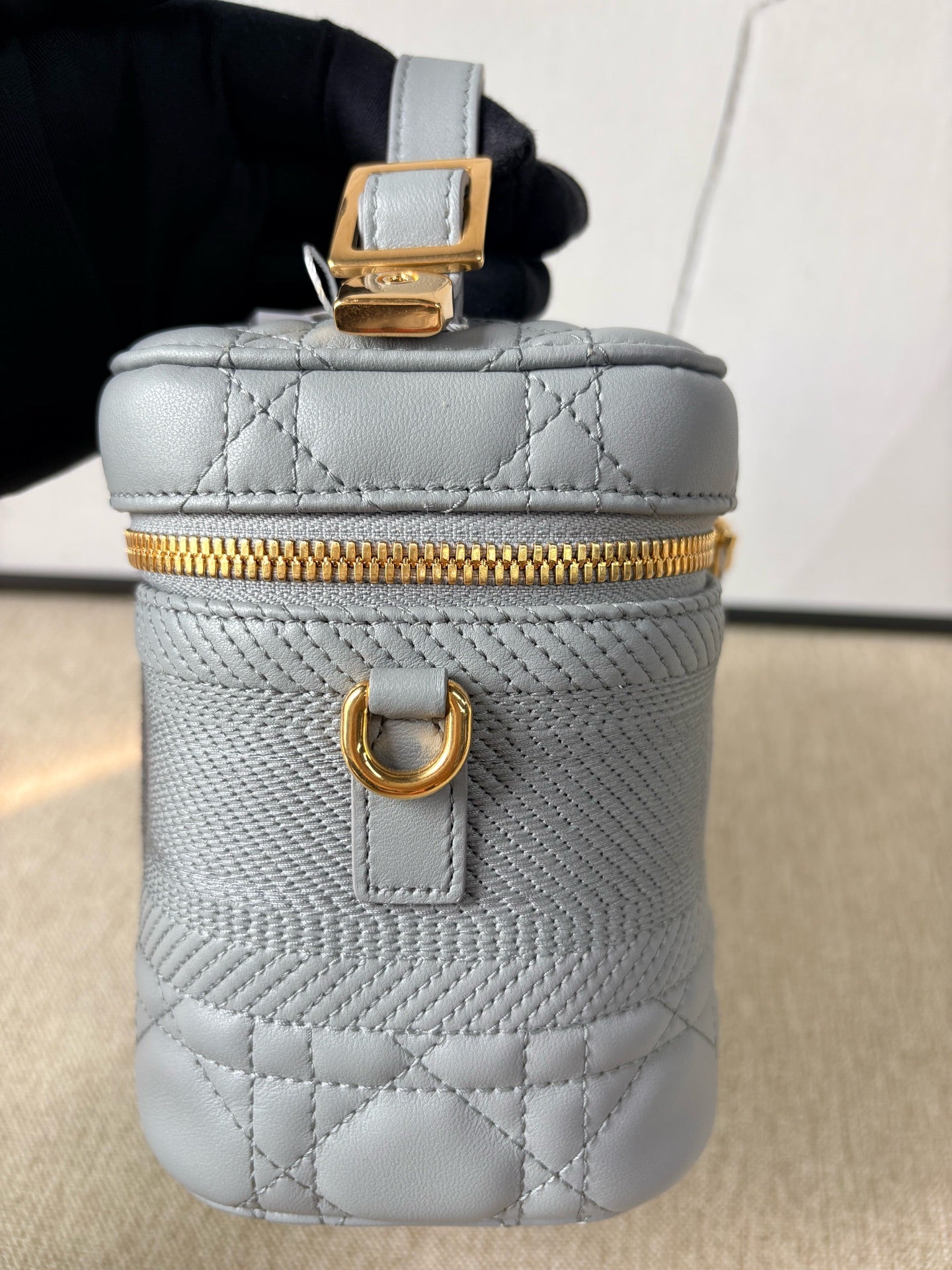 Dior - Travel Vanity Case Small - Lambskin leather - Blue - (Small)