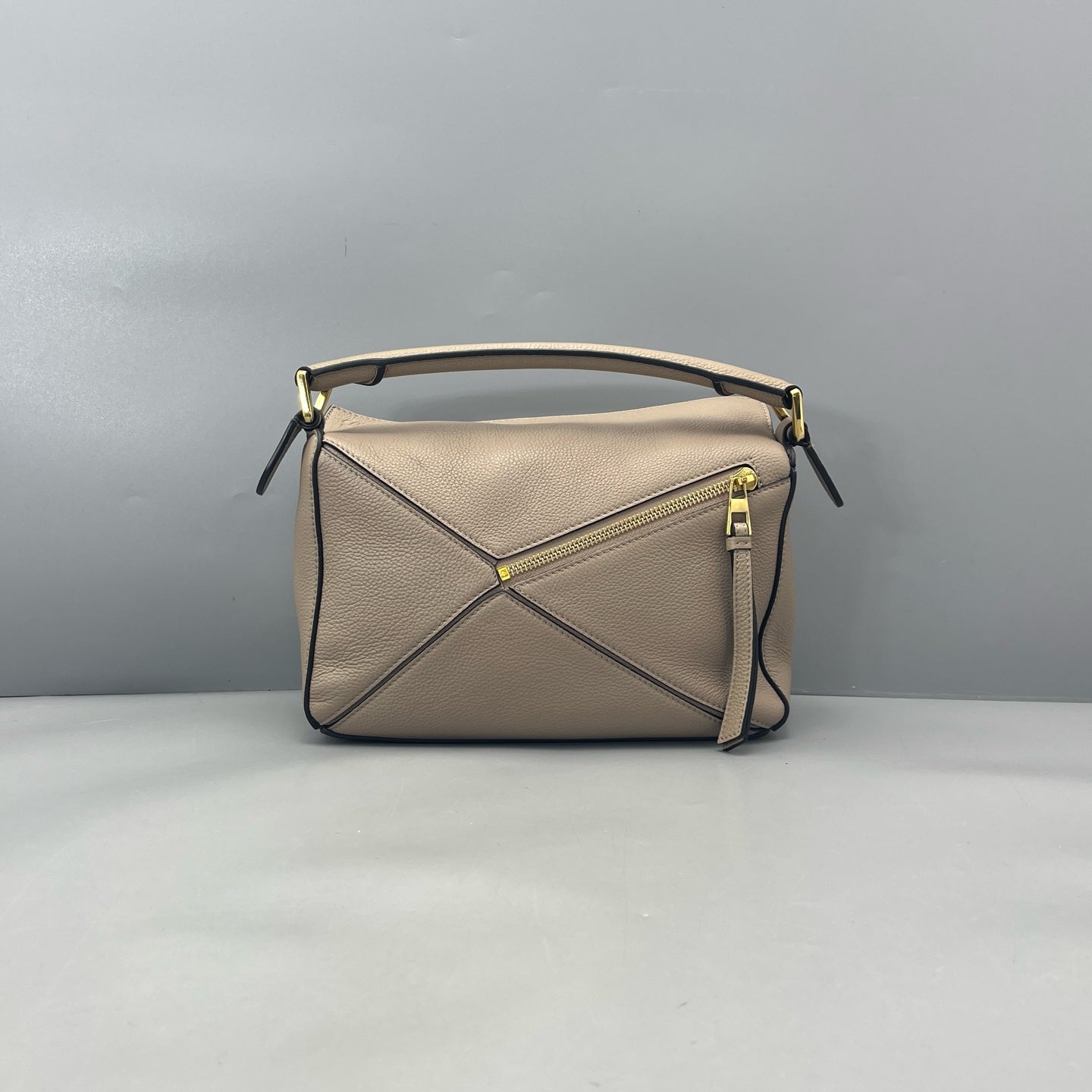 LOEWE - Puzzle Bag Small - Grained calfskin leather - Beige - (Small)