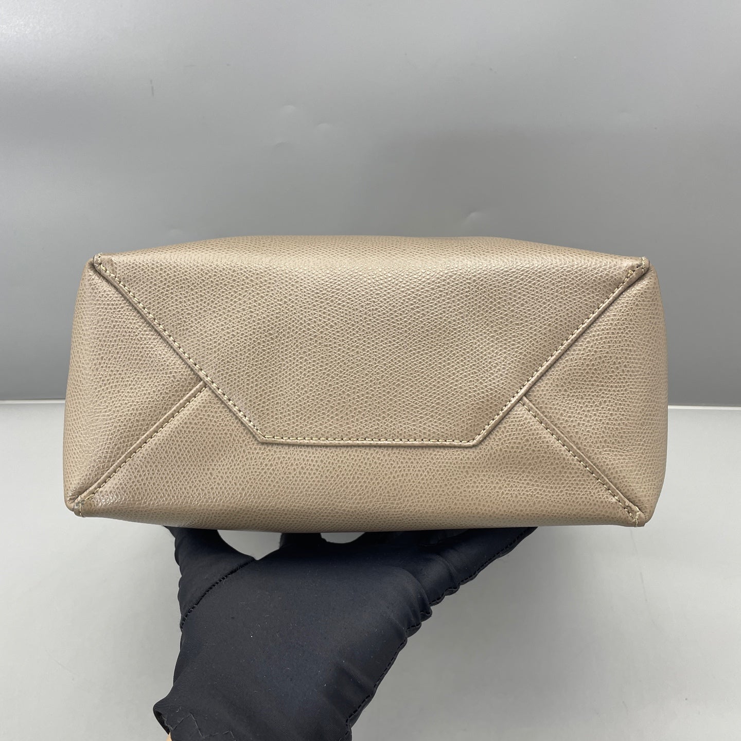 Celine - Vertical Cabas Tote - Leather - Grey - (medium)