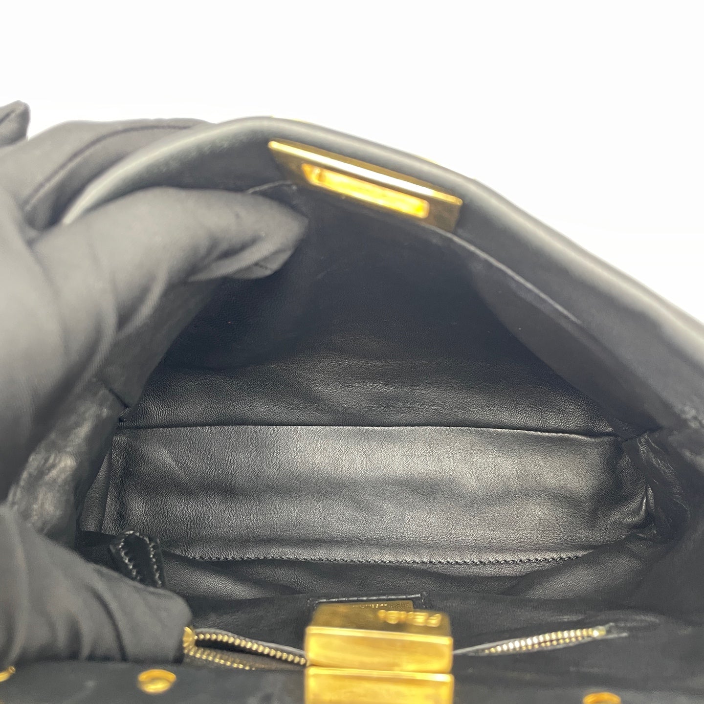 Fendi - Peekaboo Mini - Leather - Black - (mini)